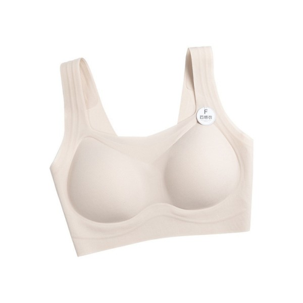 Ice silk jelly support seamless bra