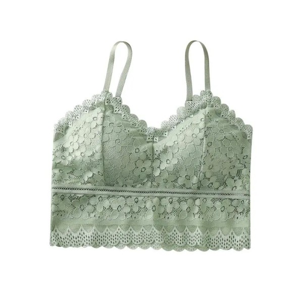 Lace bralette camisole with pads