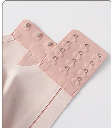 Wire-free push-up bra back hook closure, 3 adjustable rows